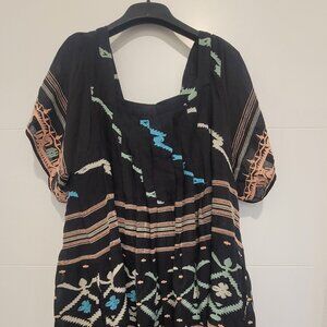 Free People New Romantics embroidered dress